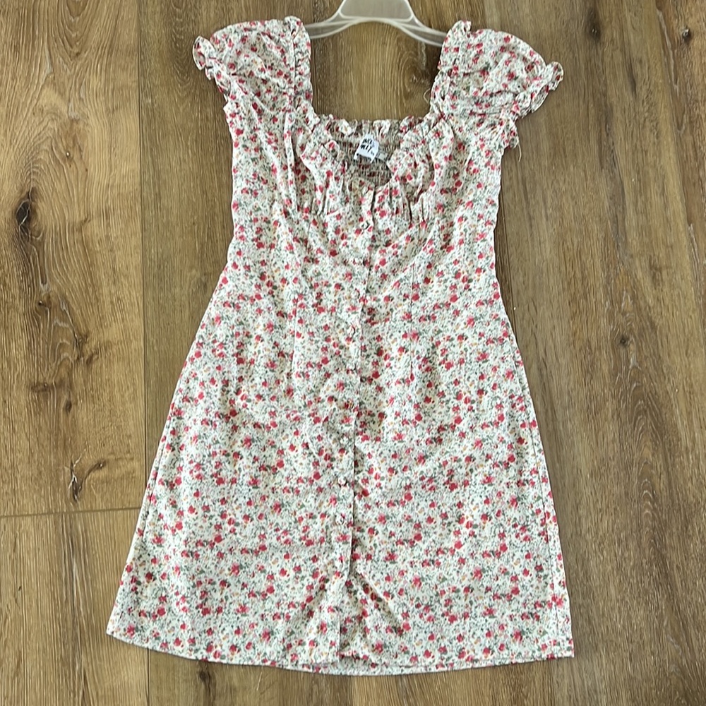 Mini floral dress